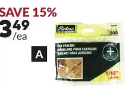 Princess Auto 1/16 in. 200 pk Wall Tile Spacers offer