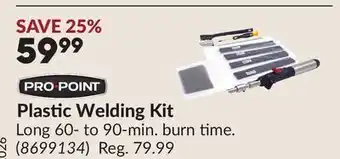 Princess Auto Plastic Welding Kit offer