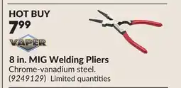 Princess Auto 8 in. MIG Welding Pliers offer
