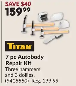 Princess Auto 7 pc Autobody Repair Kit offer
