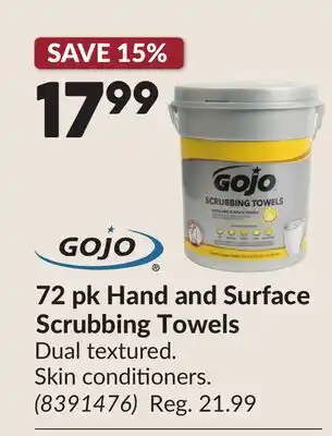 Princess Auto 72 pk Hand and Surface Scrubbing Towels offer