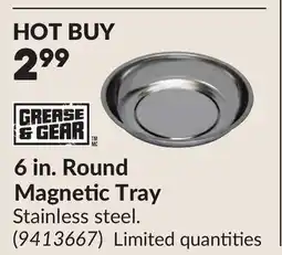 Princess Auto 6 in. Round Magnetic Tray offer