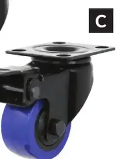 Princess Auto 2 in. Blue Diamond TPU Casters - Swivel with Brake offer