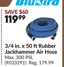 Princess Auto 3/4 in. x 50 ftRubber Jackhammer Air Hose offer