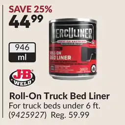 Princess Auto Roll-On Truck Bed Liner offer