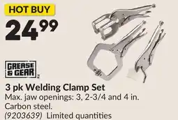 Princess Auto 3 pk Welding Clamp Set offer