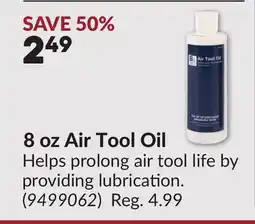 Princess Auto 8 oz Air Tool Oil offer