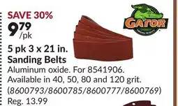 Princess Auto 5 pk 3 x 21 in. Sanding Belts offer