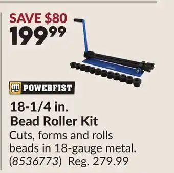 Princess Auto 18-1/4 in. Bead Roller Kit offer