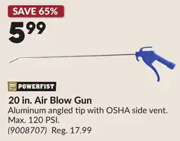 Princess Auto 20 in. Air Blow Gun offer