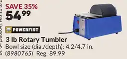 Princess Auto 3 lb Rotary Tumbler offer