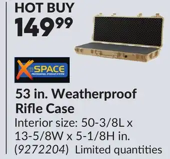 Princess Auto 53 in. Weatherproof Rifle Case offer