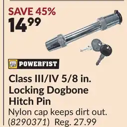 Princess Auto Class III/IV 5/8 in. Locking Dogbone Hitch Pin offer