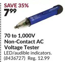 Princess Auto 70 to 1,000V Non-Contact AC Voltage Tester offer
