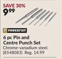 Princess Auto 6 pc Pin and Centre Punch Set offer