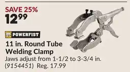 Princess Auto 11 in. Round Tube Welding Clamp offer