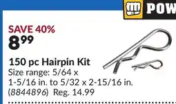 Princess Auto 150 pc Hairpin Kit offer