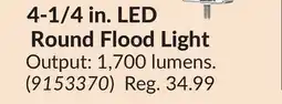 Princess Auto 4-1/4 in. LED Round Flood Light offer