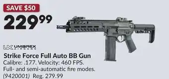 Princess Auto Strike Force Full Auto BB Gun offer