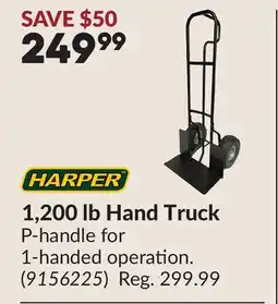Princess Auto 1,200 lb Hand Truck offer