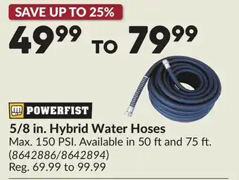 Princess Auto 5/8 in. Hybrid Water Hoses offer