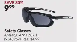 Princess Auto Safety Glasses offer