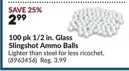 Princess Auto 100 pk 1/2 in. Glass Slingshot Ammo Balls offer