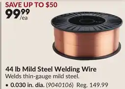 Princess Auto 0.030 in. dia. 44 lb Mild Steel Welding Wire offer