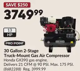 Princess Auto 30 Gallon 2-Stage Truck-Mount Gas Air Compressor offer