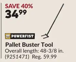 Princess Auto Pallet Buster Tool offer