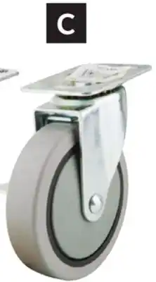 Princess Auto 5 in. Thermoplastic-Rubber Casters - Swivel with Brake offer