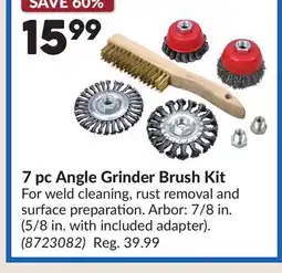 Princess Auto 7 pc Angle Grinder Brush Kit offer