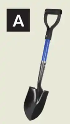 Princess Auto Round Point Fibreglass Mini D-Handle Shovels offer