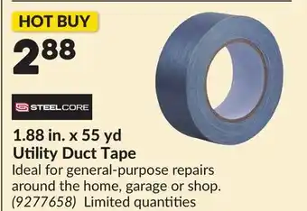 Princess Auto 1.88 in. x 55 yd Utility Duct Tape offer