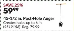 Princess Auto 45-1/2 in. Post-Hole Auger offer