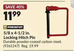 Princess Auto 5/8 x 4-1/2 in. Locking Hitch Pin offer