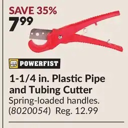 Princess Auto 1-1/4 in. Plastic Pipe and Tubing Cutter offer