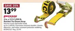 Princess Auto 2 in. x 15 ft5,000 lb Ratchet Tie-Down Strap offer