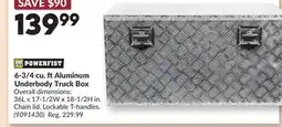 Princess Auto 6-3/4 cu. ftAluminum Underbody Truck Box offer