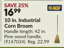 Princess Auto 10 in. Industrial Corn Broom offer