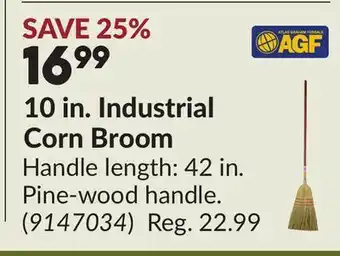 Princess Auto 10 in. Industrial Corn Broom offer