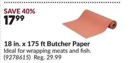 Princess Auto 18 in. x 175 ftButcher Paper offer
