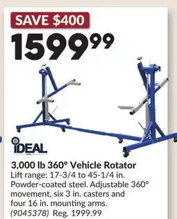 Princess Auto 3,000 lb 360° Vehicle Rotator offer