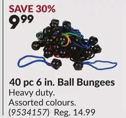 Princess Auto 40 pc 6 in. Ball Bungees offer