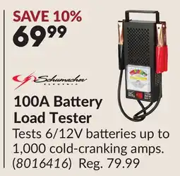 Princess Auto 100A Battery Load Tester offer
