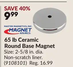 Princess Auto 65 lb Ceramic Round Base Magnet offer