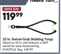 Princess Auto 32 in. Swivel-Grab Skidding Tongs offer