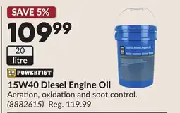 Princess Auto 15W40 Diesel Engine Oil offer