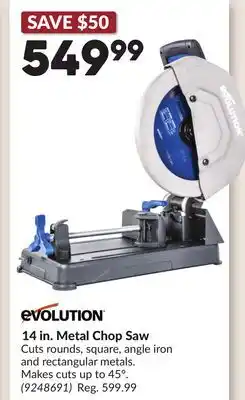 Princess Auto 14 in. Metal Chop Saw offer