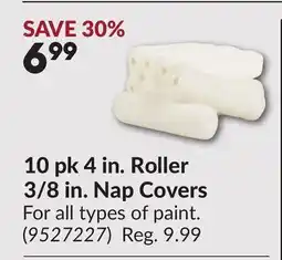Princess Auto 10 pk 4 in. Roller 3/8 in. Nap Covers offer